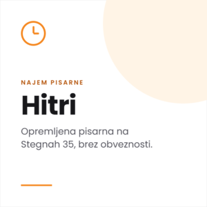 Hitri - 1 urni najem pisarne